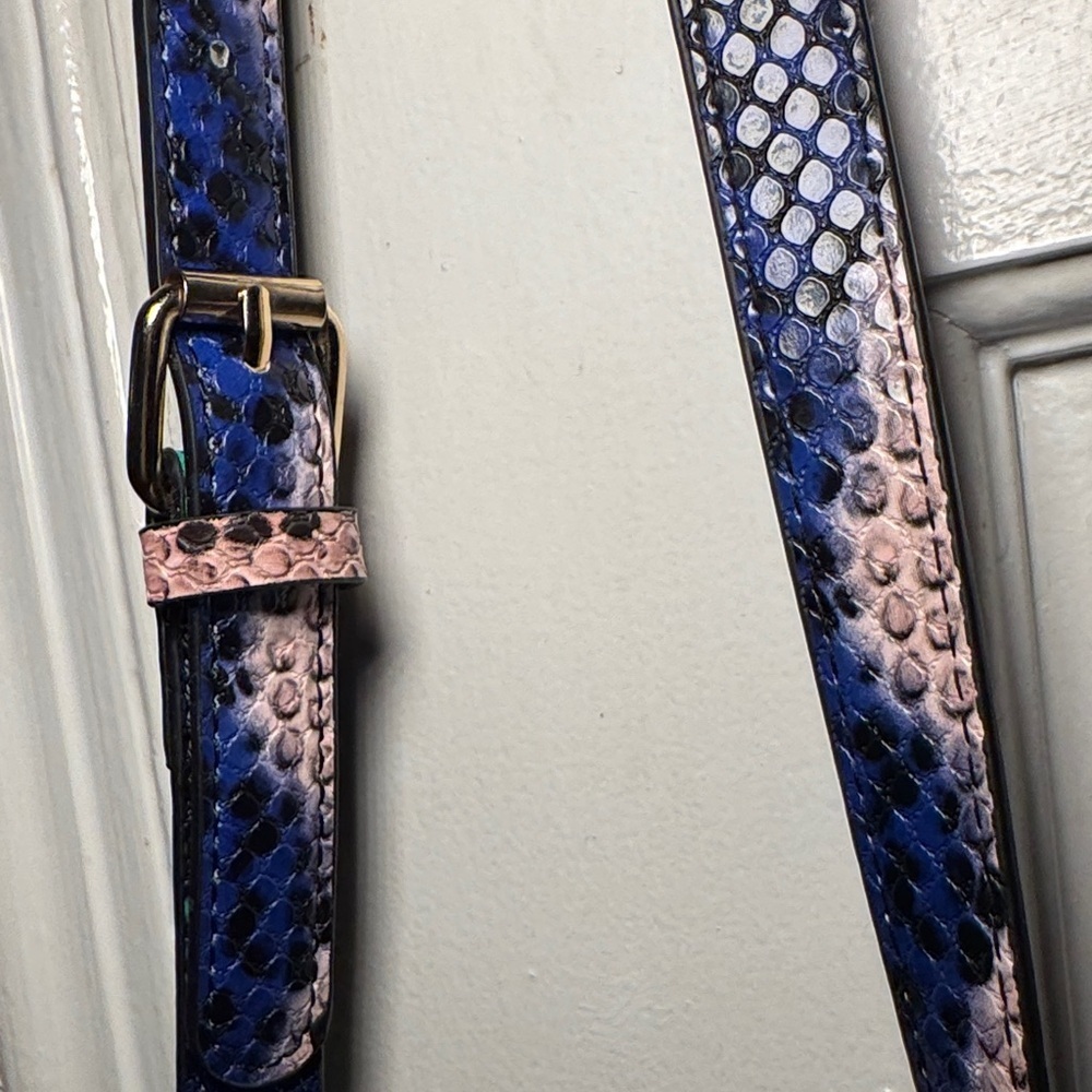 Stylish Multicolor Snake Print Mini Handbag - Picture 11 of 11